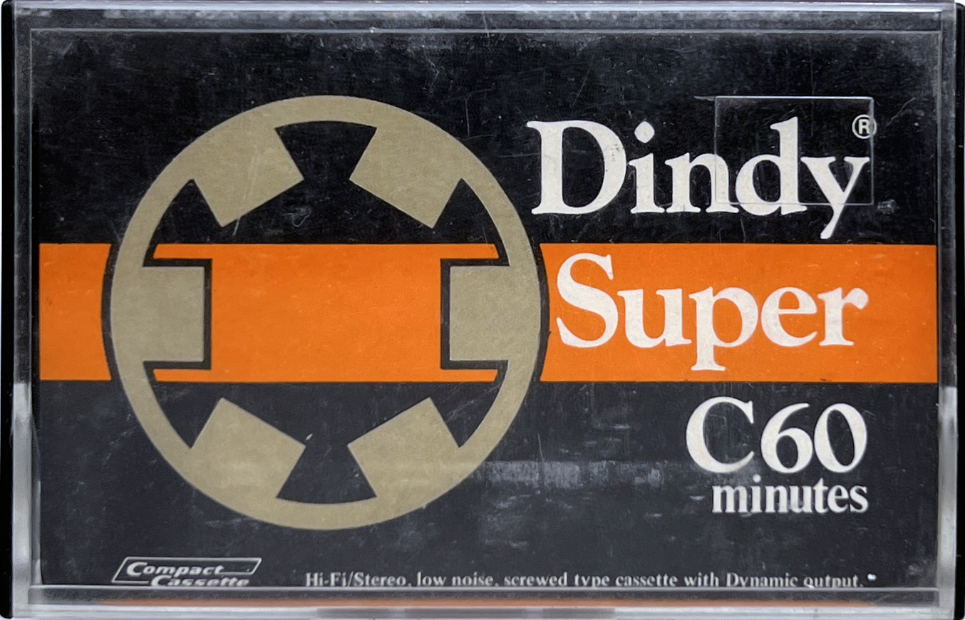 Compact Cassette Dindy Super 60 Type I Normal 1977 Australia