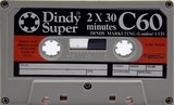 Compact Cassette Dindy Super 60 Type I Normal 1977 Australia