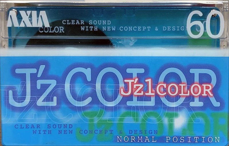 Compact Cassette AXIA J`z 1 Color 60 "JZ1J 60" Type I Normal 2000 Japan
