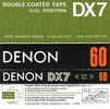 Compact Cassette Denon DX7 60 Type II Chrome 1978 Europe