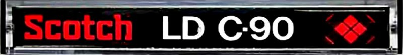 Compact Cassette Scotch LD 90 Type I Normal 1976 Japan