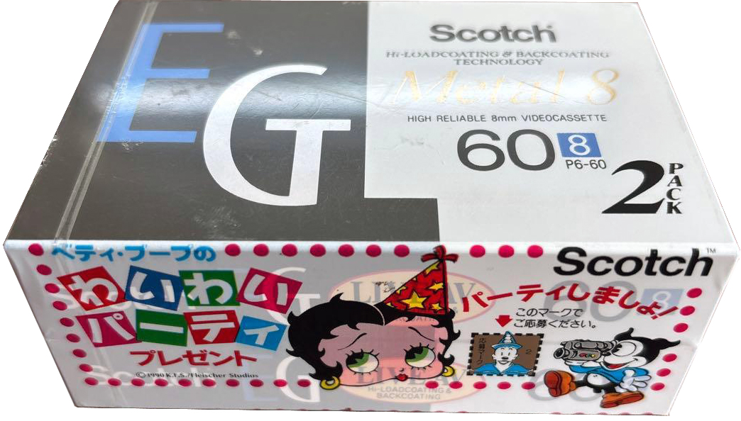 2 pack Scotch EG 60 Type IV Metal 1992 Japan
