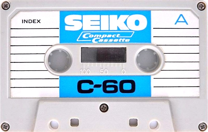 Compact Cassette Seiko 60 Type I Normal Hong Kong