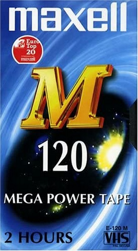 VHS, Video Home System Maxell M 120 Type I Normal 1998 Europe