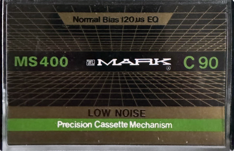 Compact Cassette Mark 90 "MS 400" Type I Normal Hong Kong