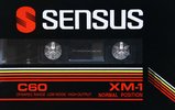 Compact Cassette Sensus XM-1 60 Type I Normal 1988 Japan