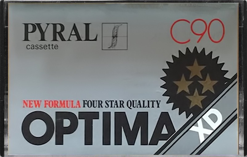 Compact Cassette Pyral Optima XD 90 Type I Normal 1981 UK