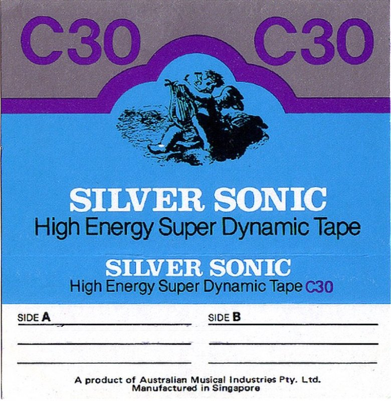 Compact Cassette: Unknown Silver Sonic -  30