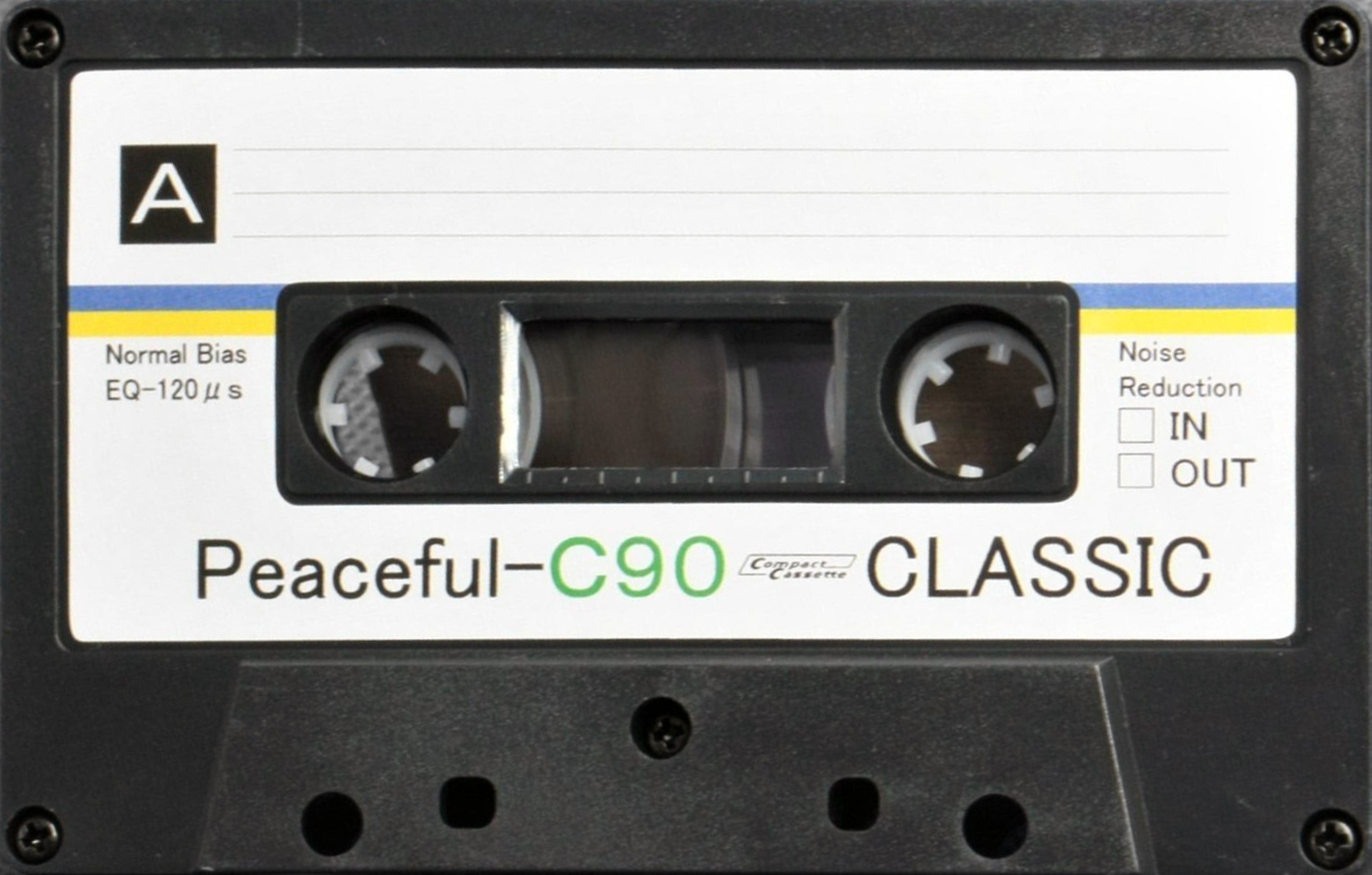 Compact Cassette Classic Pf / Peaceful 90 Type I Normal 2022 Worldwide