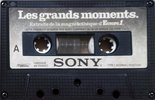 Compact Cassette Sony CHF 90 "Les grands moments" by "Europe 1" (French FM Radio)" Demonstration Tape 1979 France