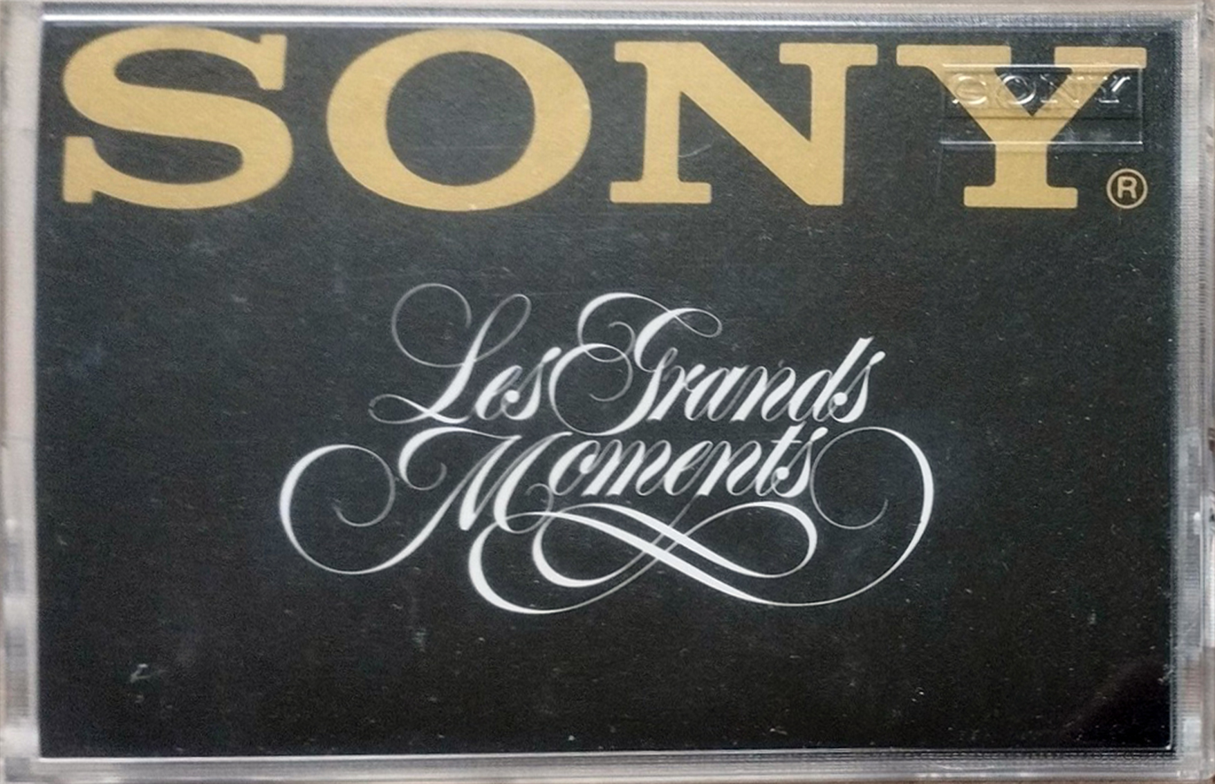 Compact Cassette Sony CHF 90 "Les grands moments" by "Europe 1" (French FM Radio)" Demonstration Tape 1979 France