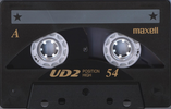 Compact Cassette Maxell UDII / UD2 54 "UD2-54L" Type II Chrome 1997 Japan