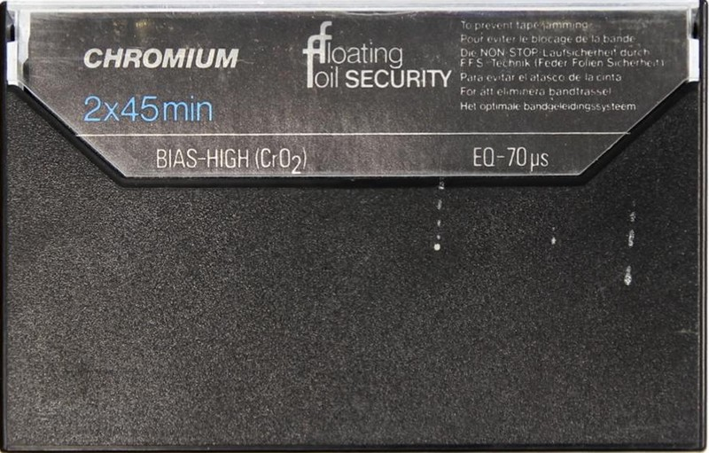 Compact Cassette Philips Chromium 90 Type II Chrome 1978 Europe