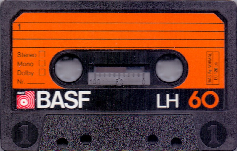 Compact Cassette BASF LH 60 Type I Normal 1978 Brazil