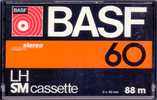 Compact Cassette BASF LH 60 Type I Normal 1978 Brazil