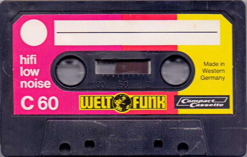 Compact Cassette Weltfunk 60 Type I Normal 1975 Europe