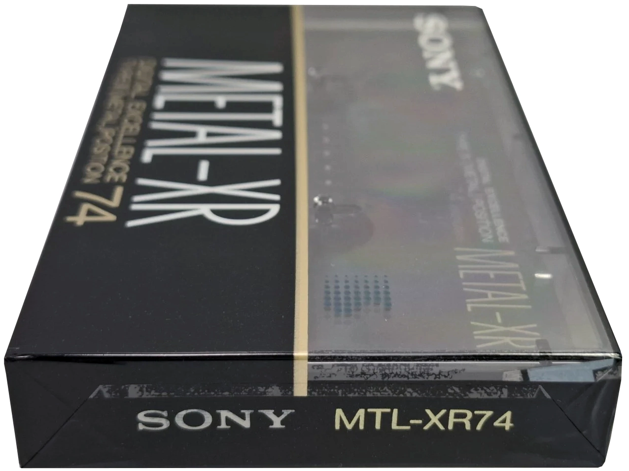 Compact Cassette Sony Metal-XR 74 "MTL-XR74" Type IV Metal 1989 Japan