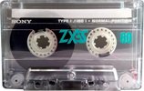 Compact Cassette Sony ZX-S 60 "C-60ZXS" Type I Normal North America