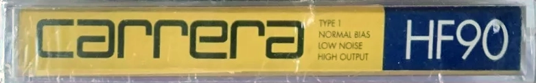 Compact Cassette Carrera HF 90 Type I Normal 1985 USA