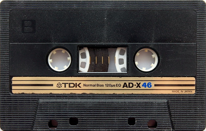 Compact Cassette TDK AD-X 46 Type I Normal 1982 Japan