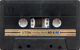 Compact Cassette TDK AD-X 46 Type I Normal 1982 Japan