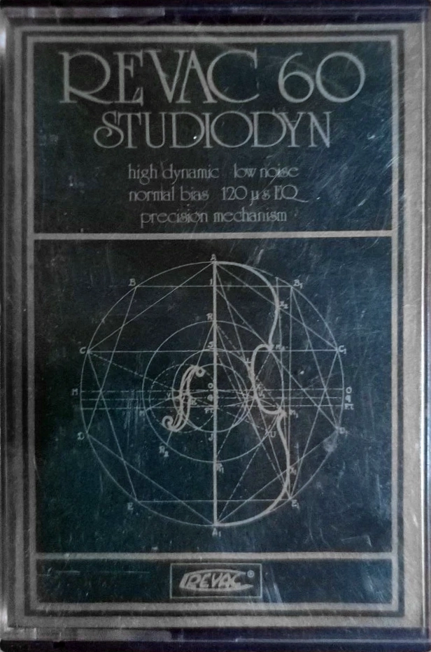 Compact Cassette Revac Studiodyn 60 Type I Normal Unknown Country
