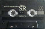 Compact Cassette Sony Metal SR 90 Type IV Metal 1992 Canada, USA