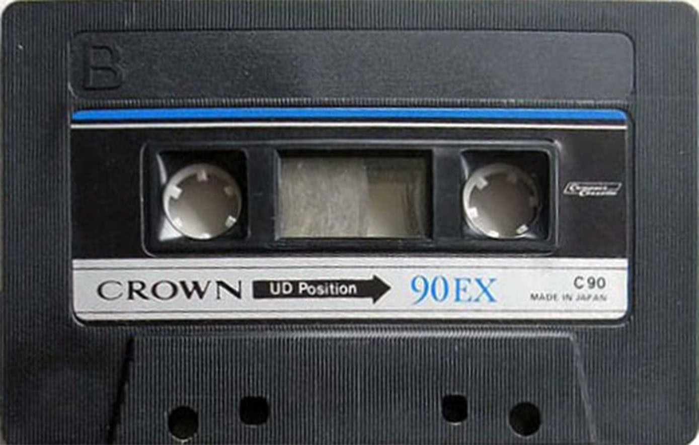 Compact Cassette Crown / Crown Radio Corporation EX 90 "UD Position" Type I Normal Japan