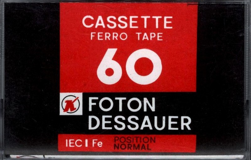 Compact Cassette Foton 60 "Dessauer" Type I Normal 1994 Ukraine