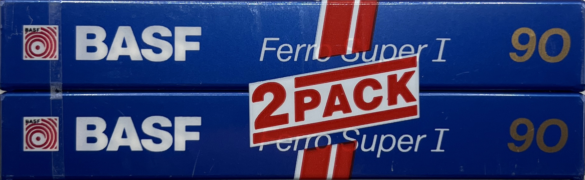 2 pack BASF Ferro Super I 90 Type I Normal 1989 Europe