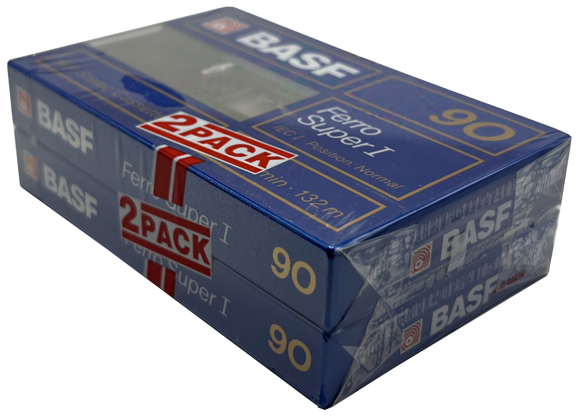 2 pack BASF Ferro Super I 90 Type I Normal 1989 Europe