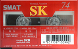 Compact Cassette Smat SK 74 Type I Normal 2001 South Korea