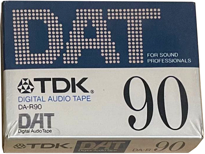 Digital Audio Tape TDK 90 "DA-R90N" Type IV Metal 1992 Japan
