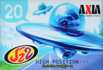 Compact Cassette AXIA J`z 2 20 "JZ2G 20" Type II Chrome 1997 Japan