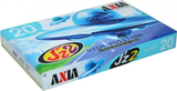 Compact Cassette AXIA J`z 2 20 "JZ2G 20" Type II Chrome 1997 Japan