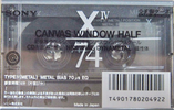 Compact Cassette Sony X IV 74 Type IV Metal 1992 Japan