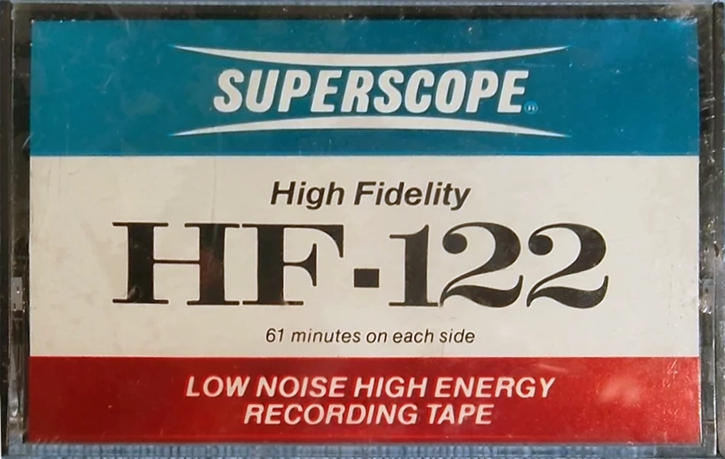 Compact Cassette Superscope HF 122 Type I Normal USA