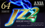 Compact Cassette AXIA J`z 2 64 "JZ2B 64" Type II Chrome 1993 Japan