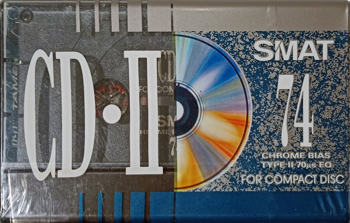 Compact Cassette Smat CD-II 74 Type II Chrome 1996 South Korea