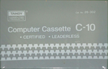 Compact Cassette Tandy 10 "26-302" Computer Cassette USA