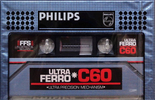 Compact Cassette Philips Ultra Ferro 60 Type I Normal 1981 Europe