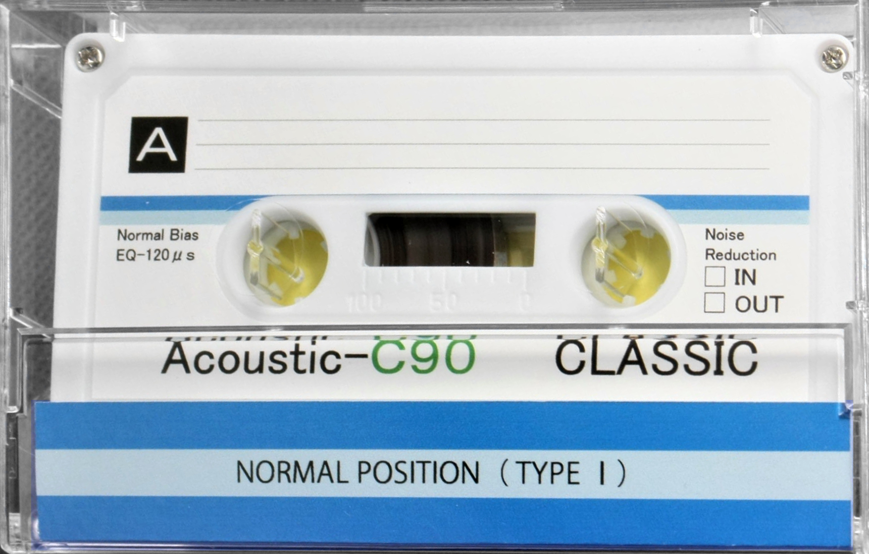 Compact Cassette Classic Acoustic 90 Type I Normal 2019 Worldwide