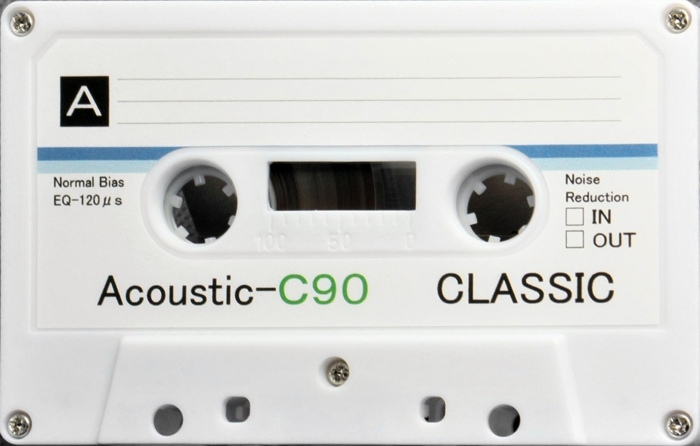 Compact Cassette Classic Acoustic 90 Type I Normal 2019 Worldwide