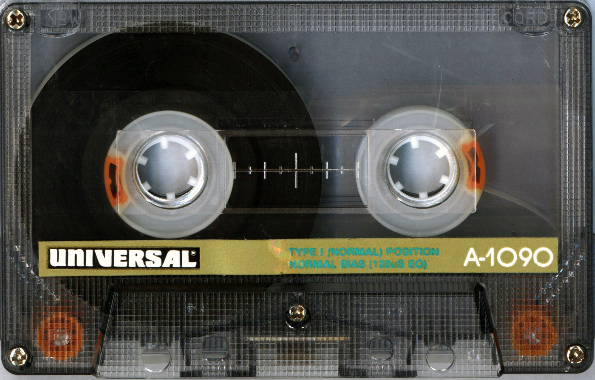 Compact Cassette Universal 90 "A-1090" Type I Normal 1988 USA