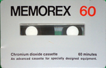Compact Cassette Memorex 60 Type II Chrome 1971 USA