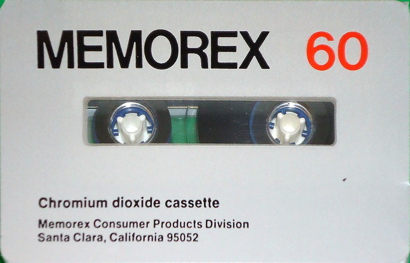 Compact Cassette Memorex 60 Type II Chrome 1971 USA