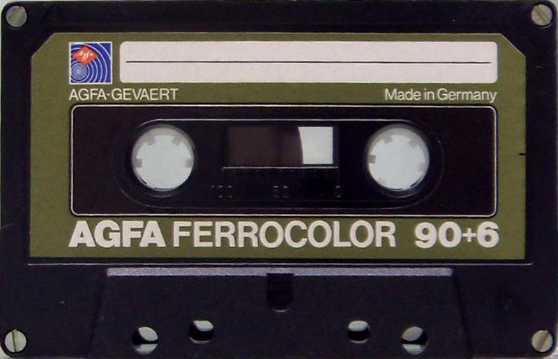 Compact Cassette AGFA Ferrocolor 90+6 Type I Normal 1979 Europe