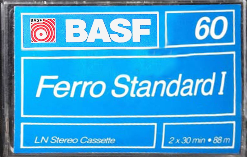 Compact Cassette BASF Ferro Standard I 60 Type I Normal 1985 Brazil