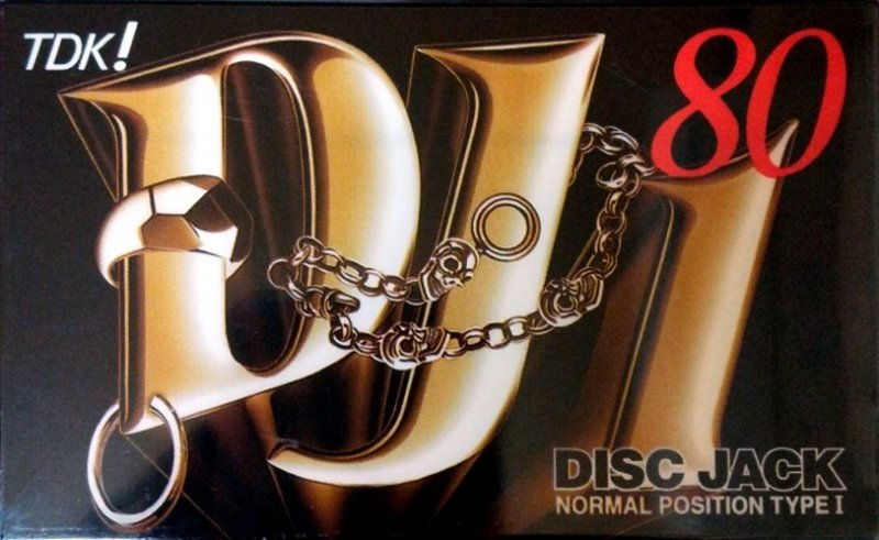 Compact Cassette TDK DJ1 Disc Jack 80 "DJ1-80S" Type I Normal 1997 Japan