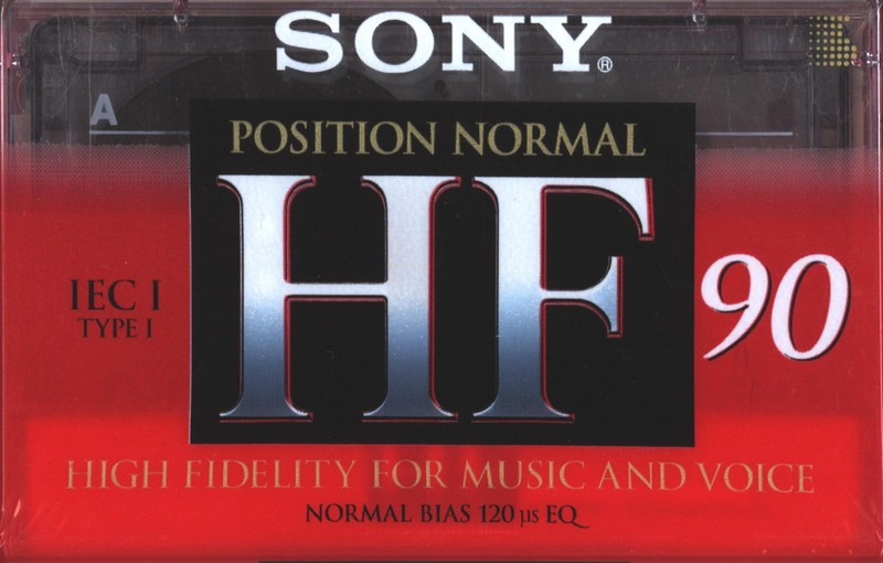 Compact Cassette Sony HF 90 Type I Normal 1996 Europe